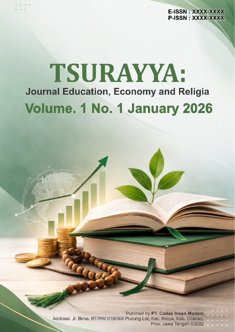 					View Vol. 1 No. 1 (2026): January: TSURAYYA: Journal Education, Economy and Religia
				